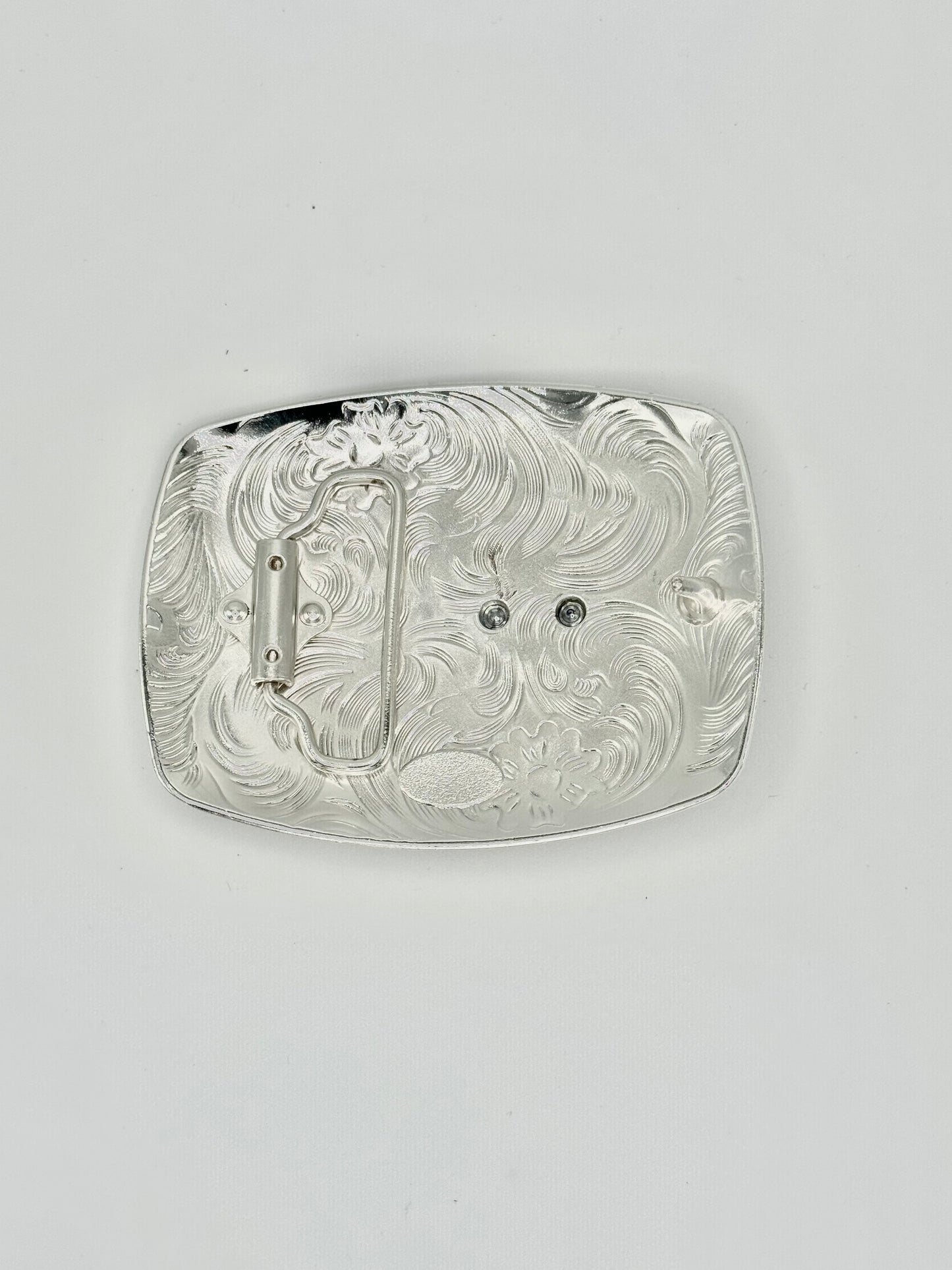 Bull-rider belt buckle- corner design