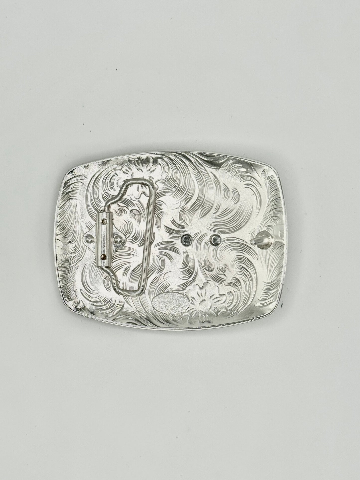 San Judas belt buckle- corner design