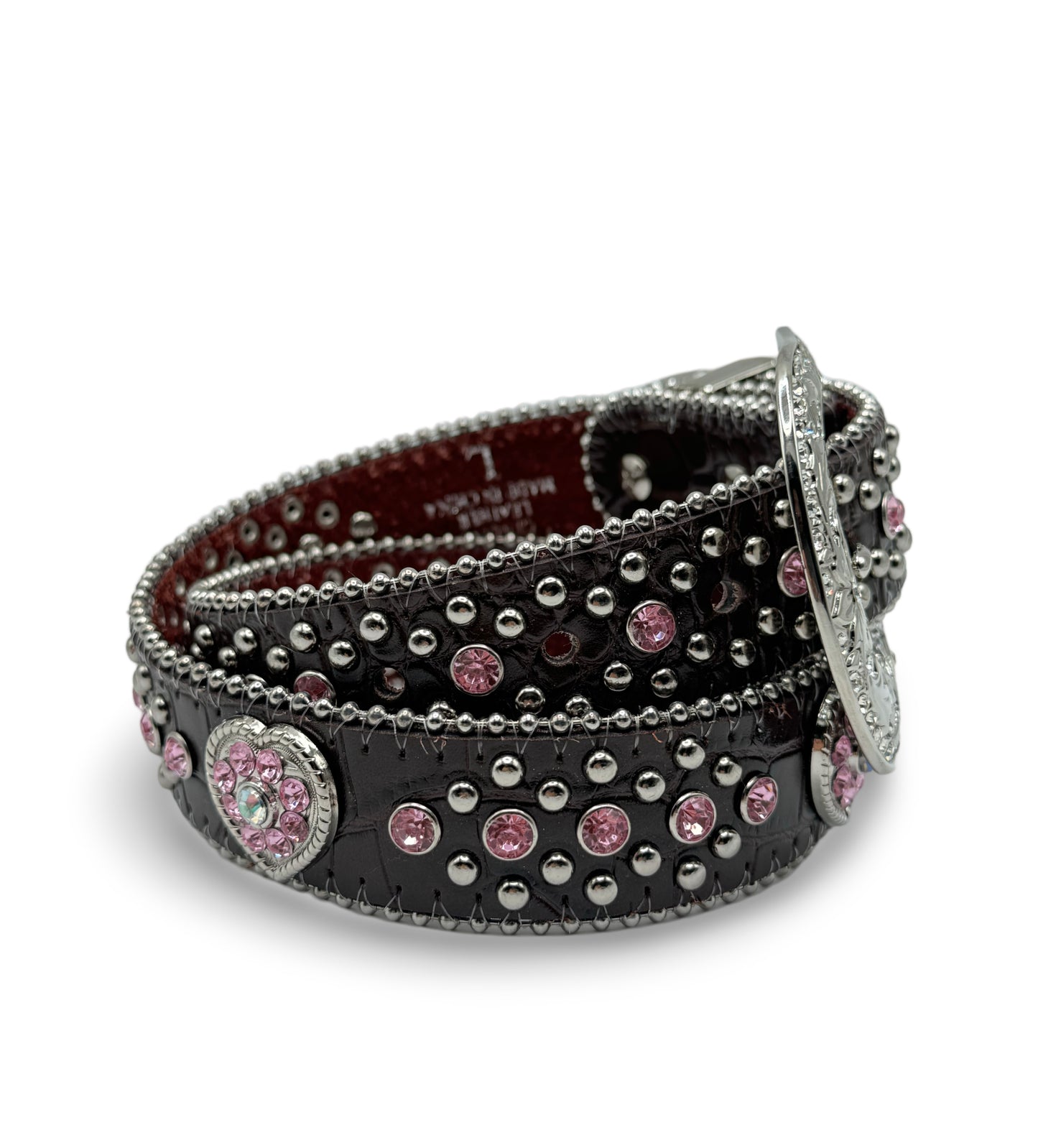 Girls heart stoned belt