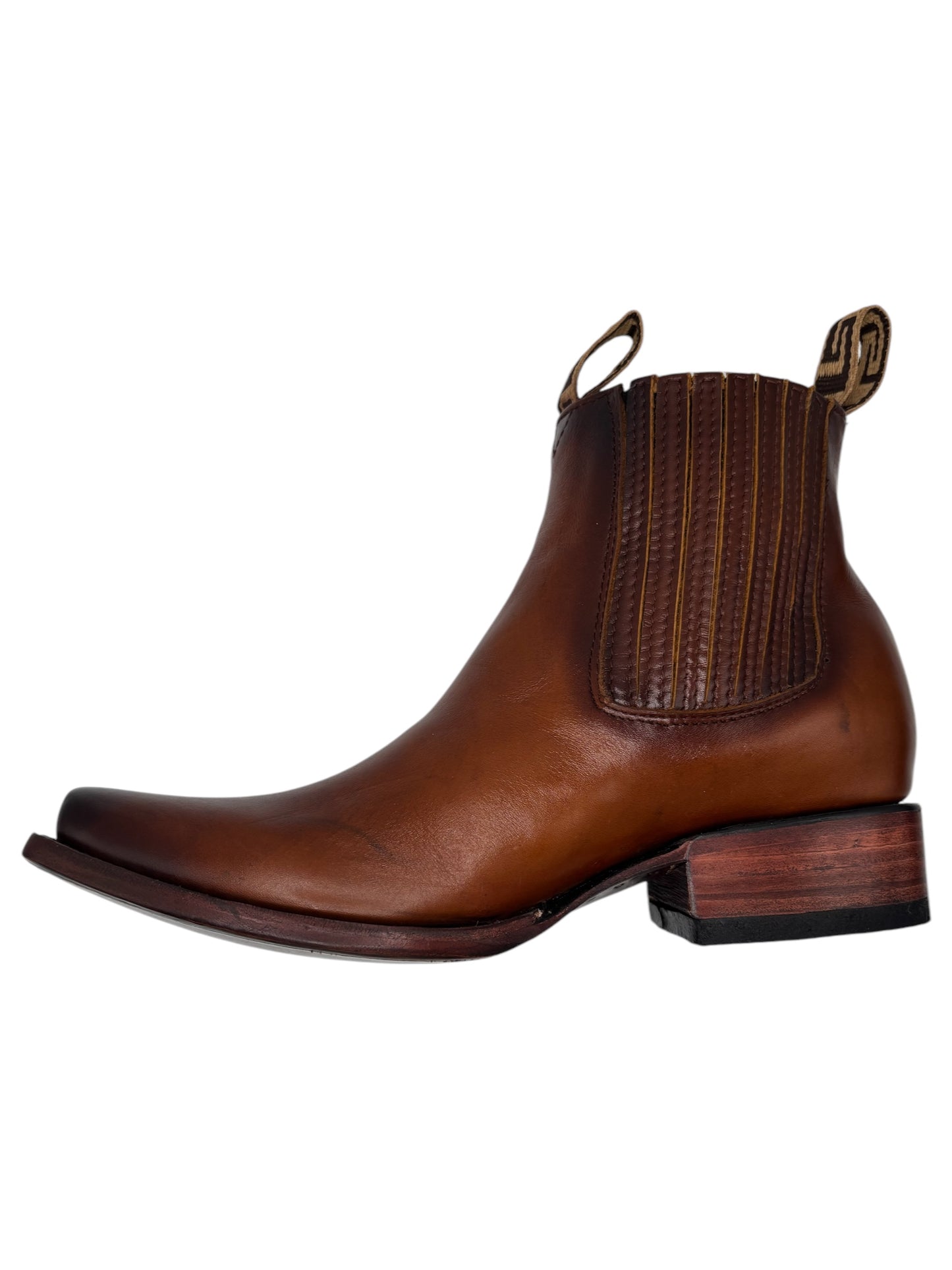 Botin liso color miel horma dubai