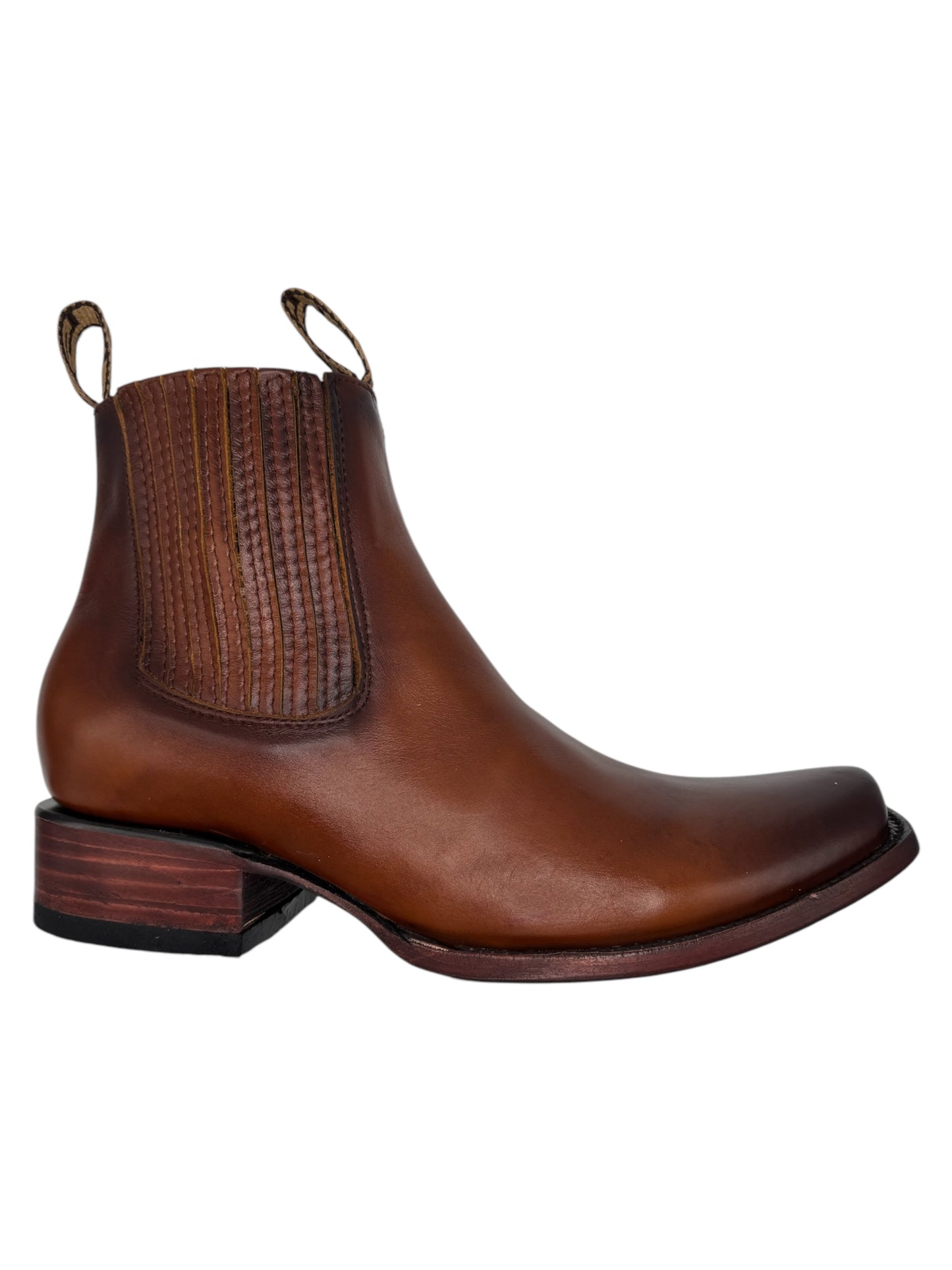 Botin liso color miel horma dubai