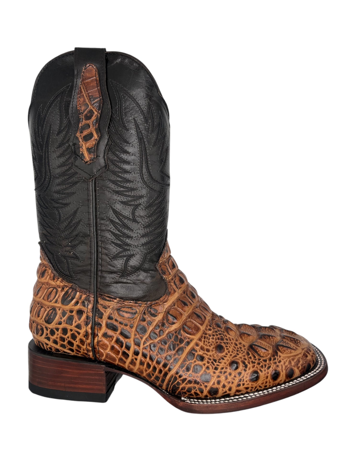 Bota de Coco Nuca Miel 100%piel grabado