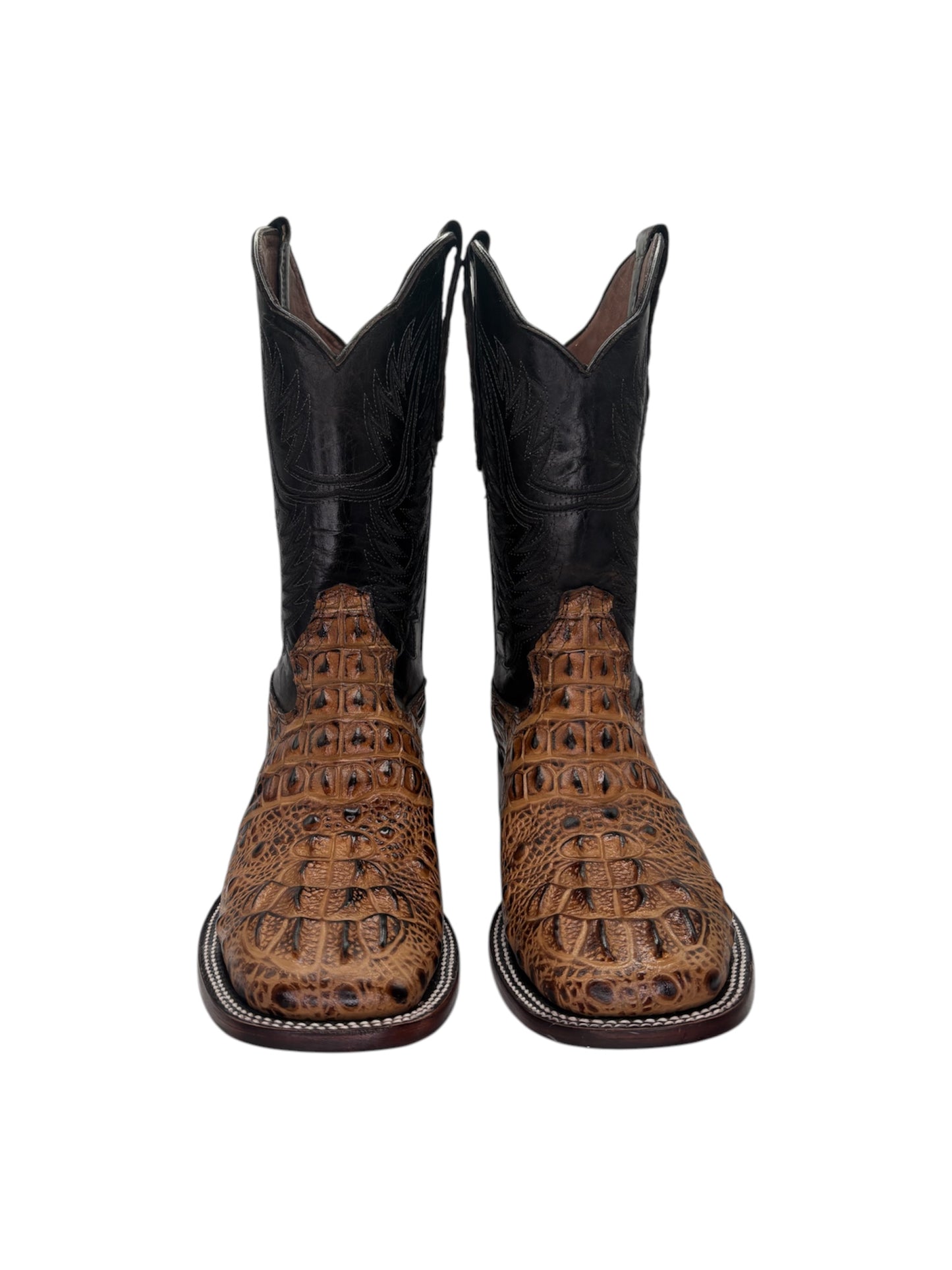 Bota de Coco Nuca Miel 100%piel grabado