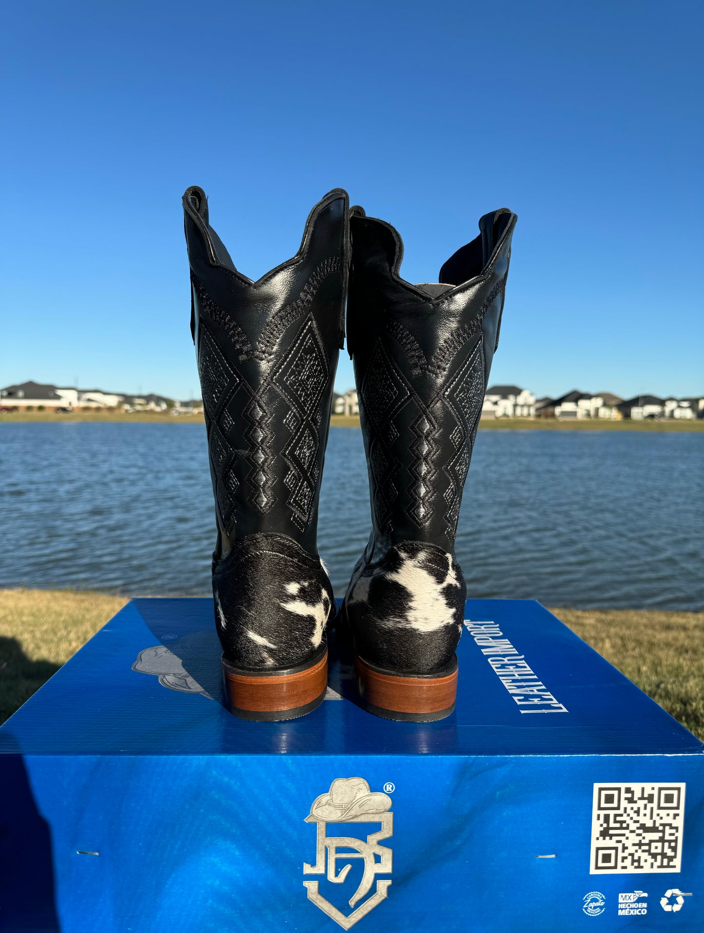 Cowhide Leather Boots