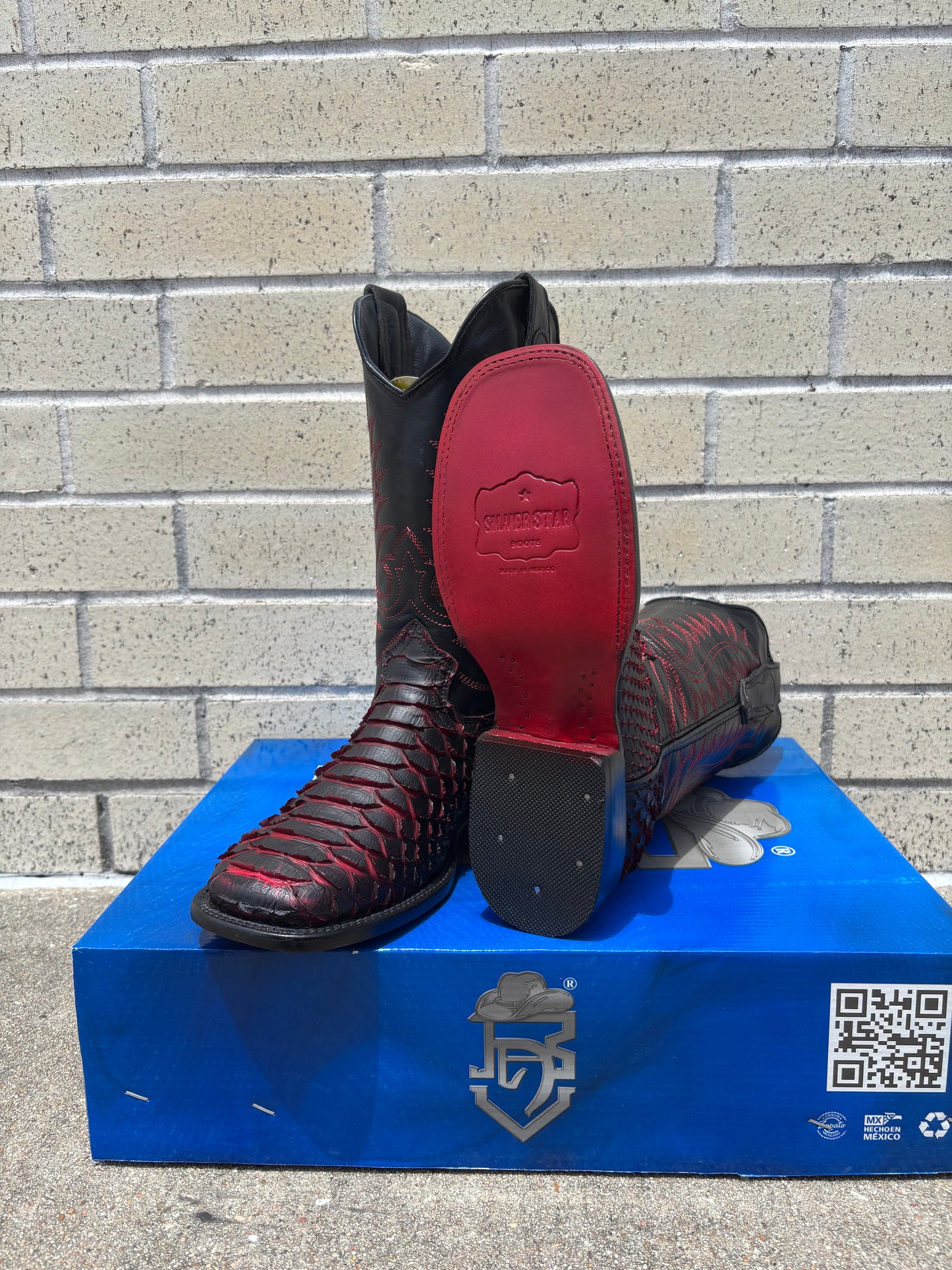 Boot-Cheery Red Python