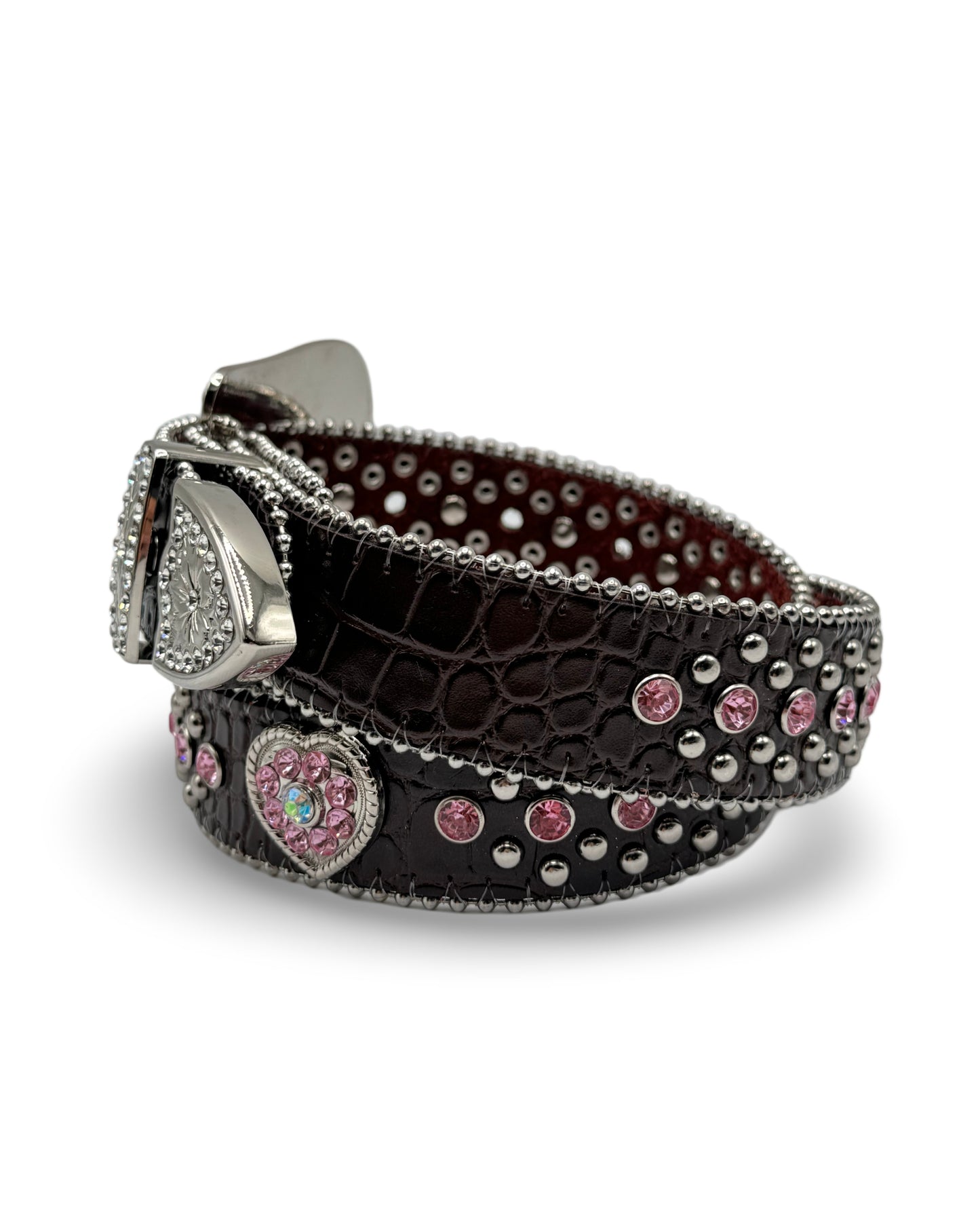 Girls heart stoned belt