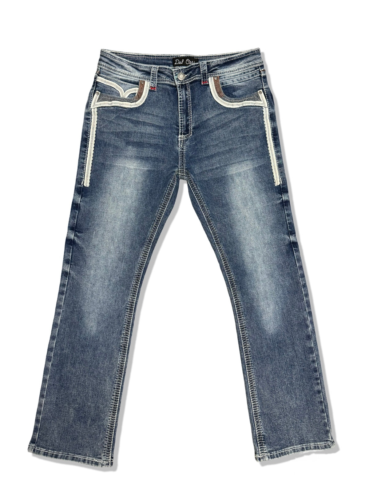 Mens Del Oeste western dark blue Jeans