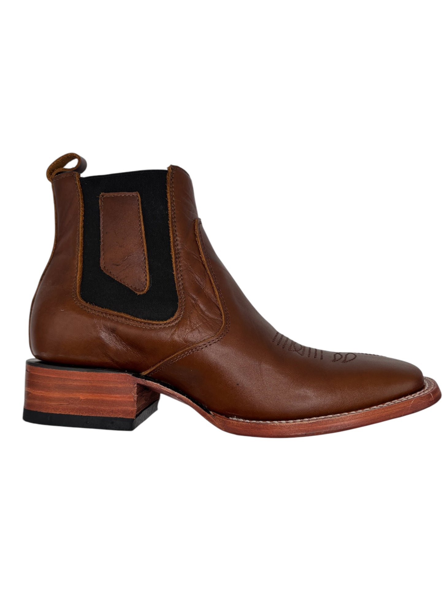 Botin pull up Tabaco 100% Piel