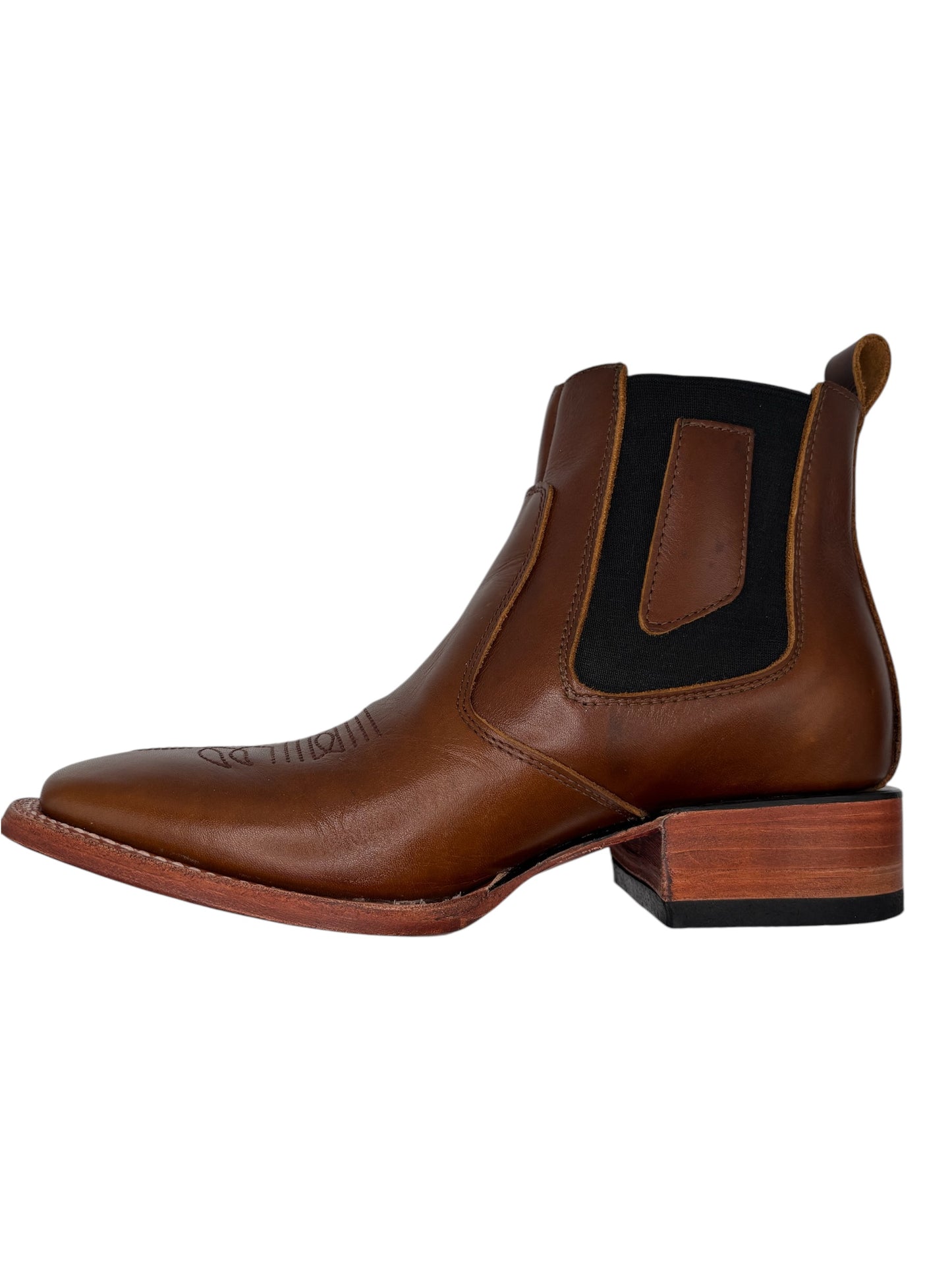 Botin pull up Tabaco 100% Piel