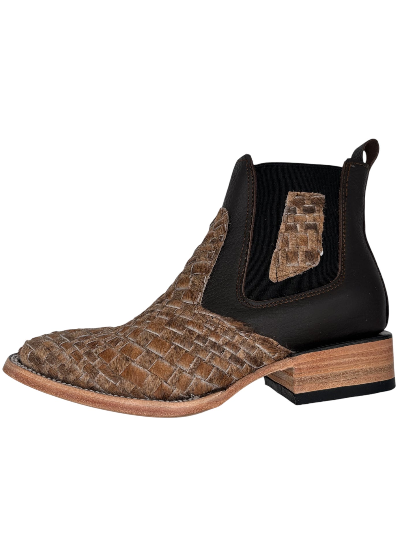 Botin Tejido Pelo 100% Piel