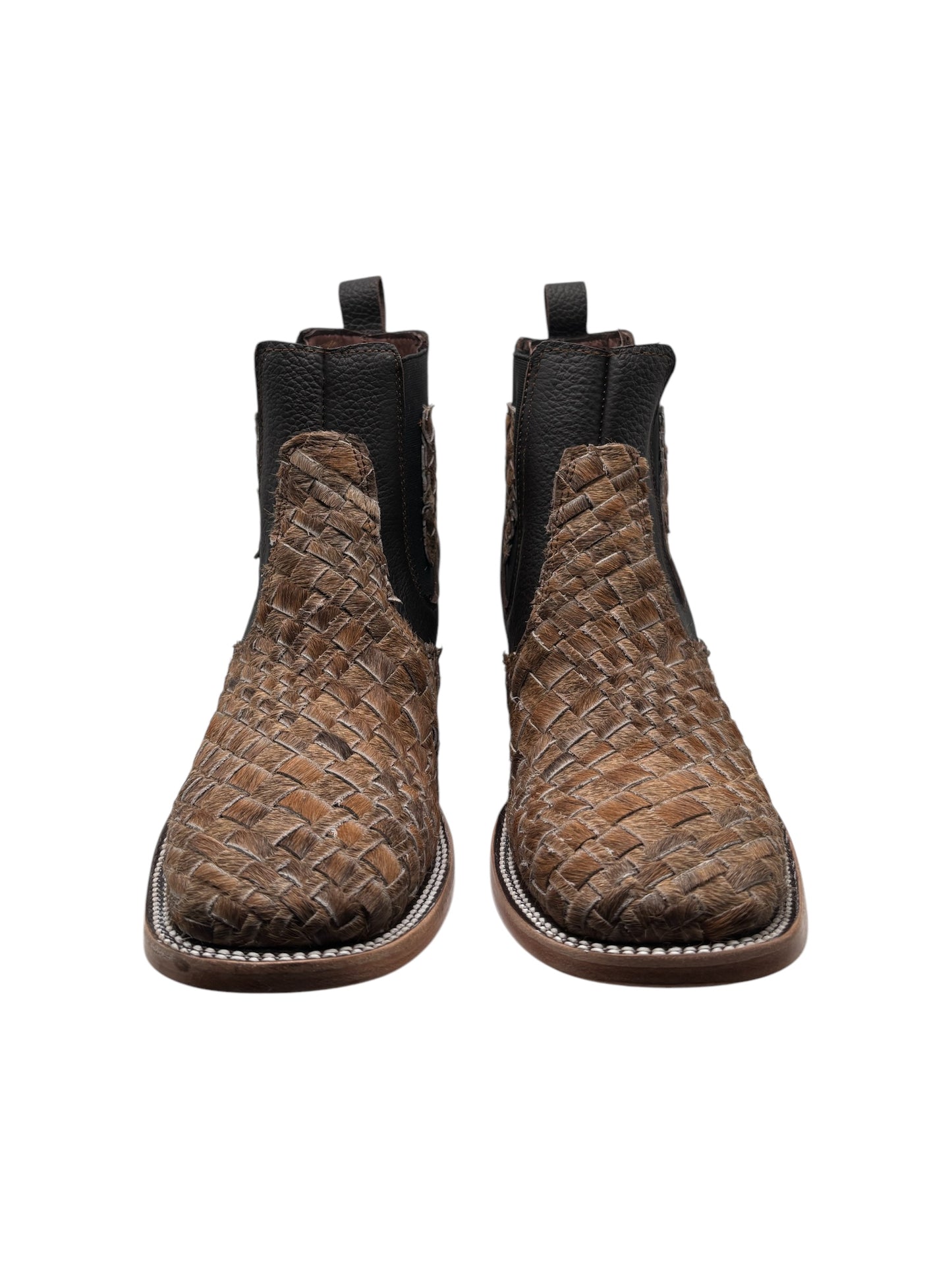 Botin Tejido Pelo 100% Piel