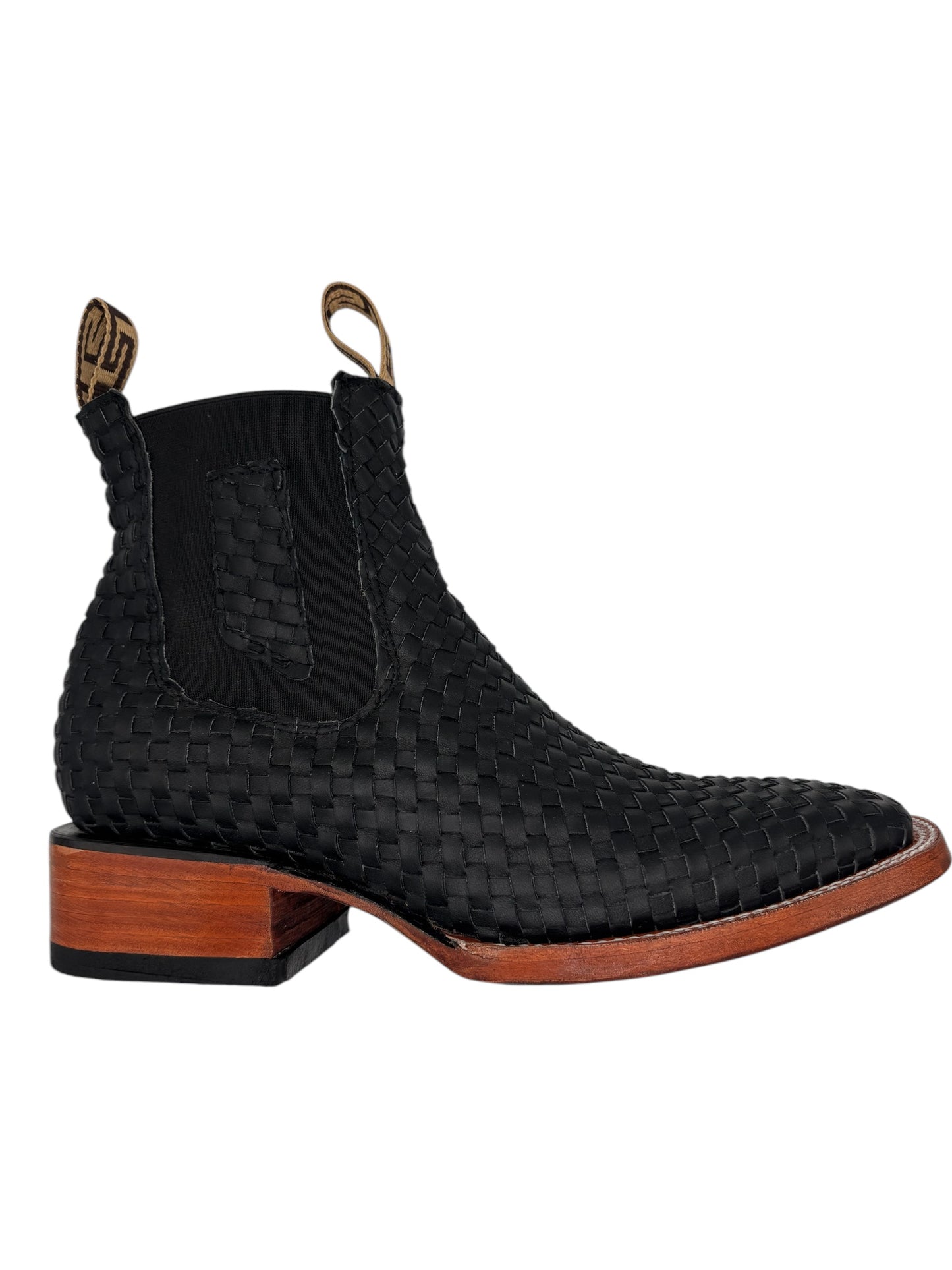 Botin Petatillo Negro 100% piel