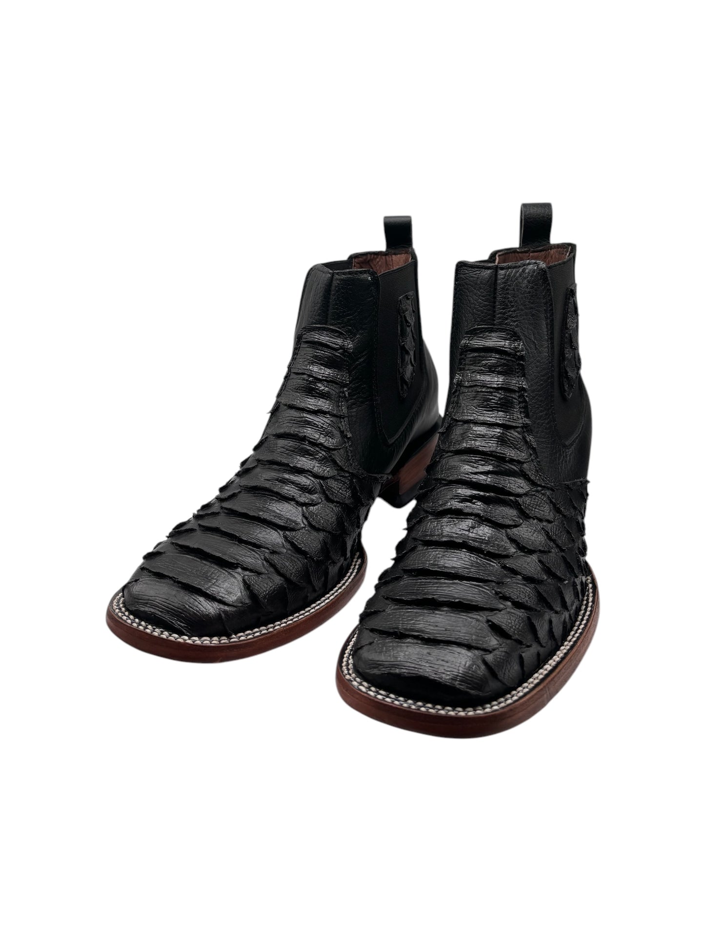 Botin De Pitón clon Color Negro