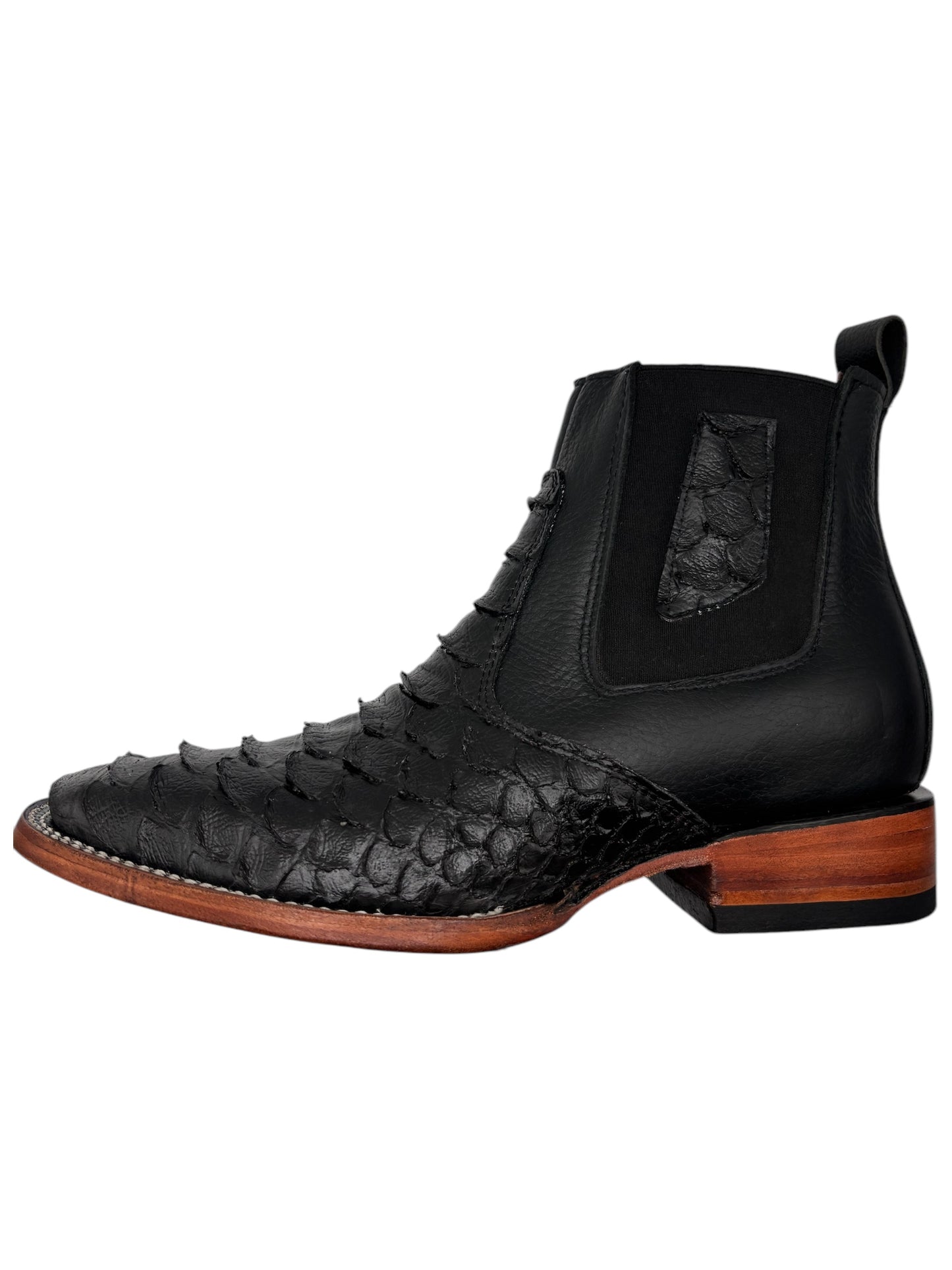 Botin De Pitón clon Color Negro