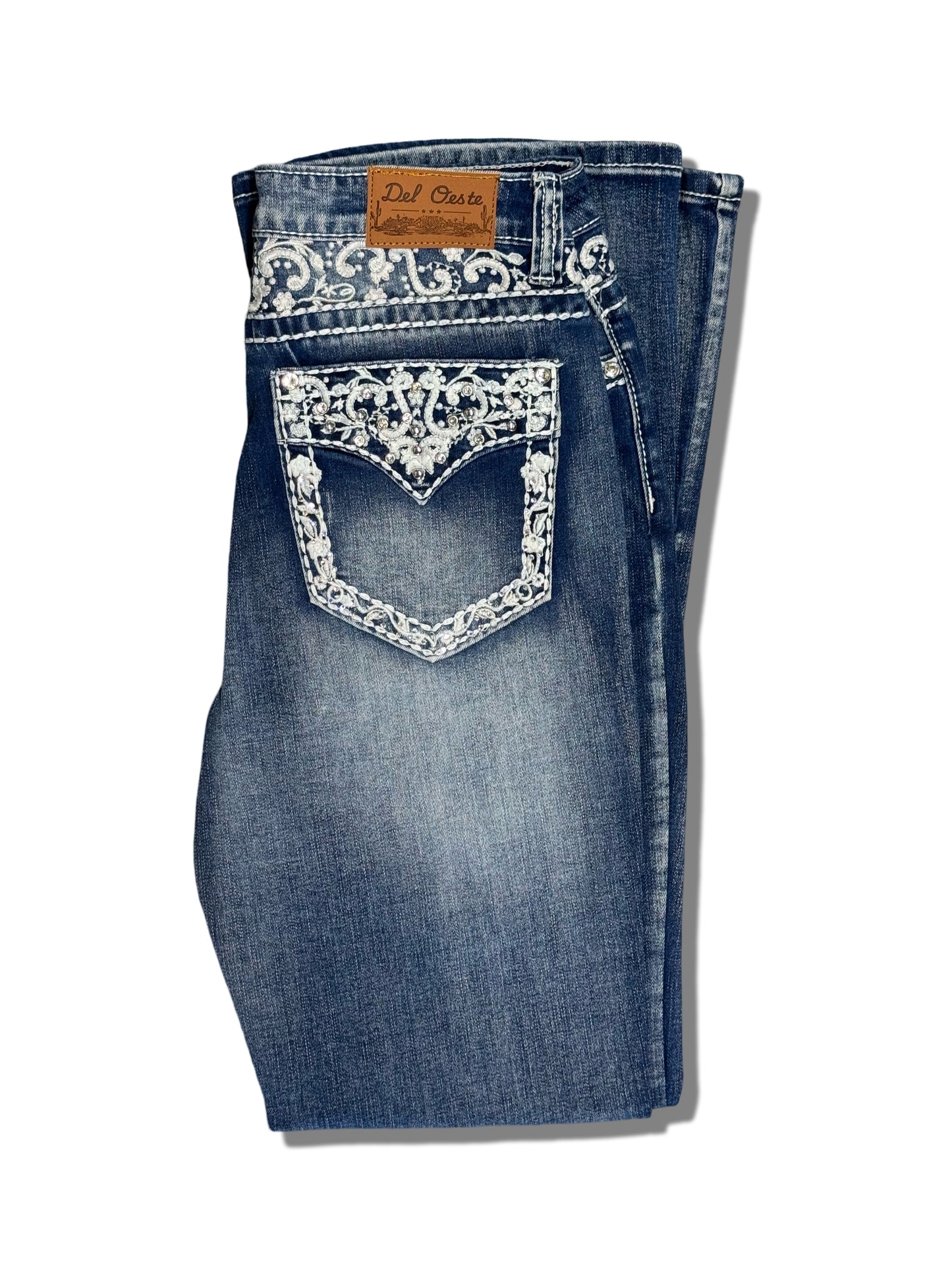Womens Del Oeste jeans- floral design