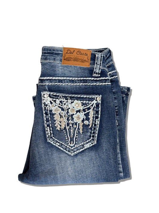 Womens Del Oeste Jeans- Bull design