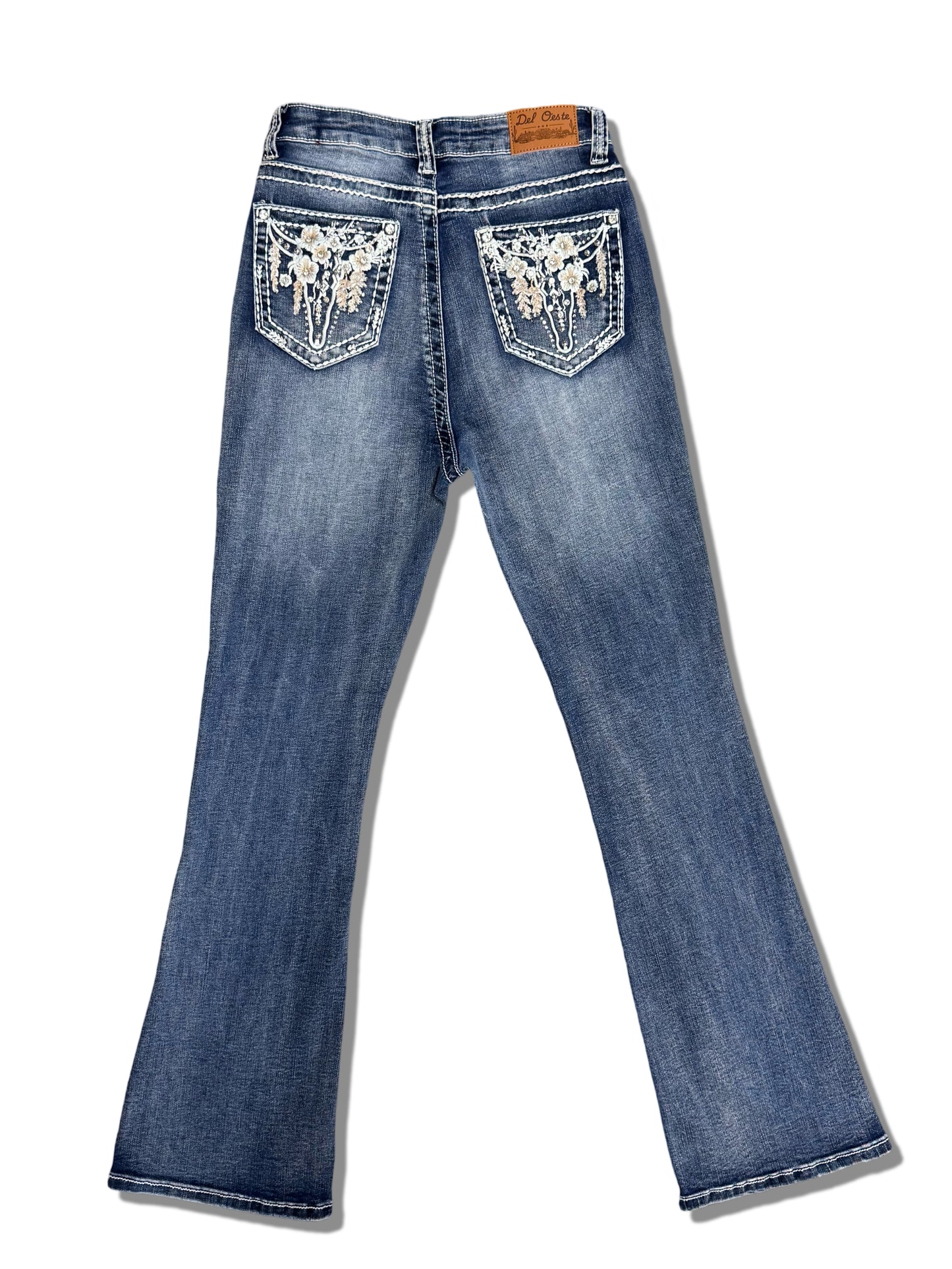 Womens Del Oeste Jeans- Bull design