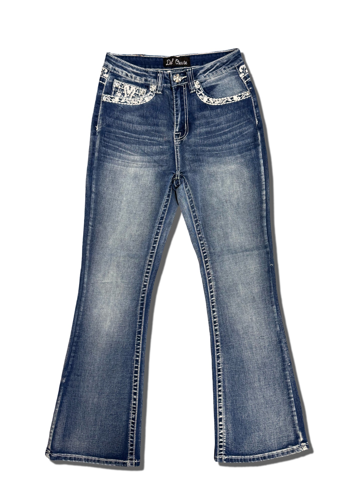 Womens Del Oeste jeans- floral design